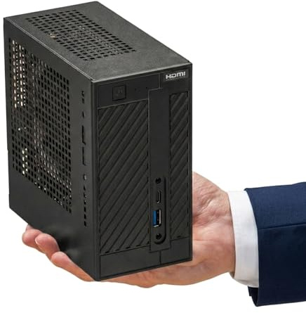 Mini PC Intel Core i5-8400, RAM 8GB DDR4, SSD NVMe M.2 256GB, Grafica Integrata Intel UHD 630, Wi-Fi AC e Bluetooth, HDMI, USB 3.2, Windows 11 Pro, Compatto e Pronto all'Uso