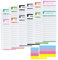 24 Blätter Budget Planner, 6 Löcher A6 Budget Binder Budget Sheets mit 16 Aufkleber Etikett, Nachfüllpapier Budget Planer Zubehör Geld Organizer Rechnung Organizer