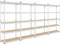 Yaheetech 5-stufiges Lagerregal mit verstellbaren Regalböden, Schwerlastregal Kellerregal Standregal Steckregal je Fach 175kg belastbar, 300x30x153cm/silbern
