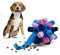 Larimuer Schnüffelball für Hunde, Schnüffelteppich Schnüffelspielzeug Interaktive Hundespielzeug tragbarer Haustier Snuffle Ball Toy für Kleine Mittelgroße Hunde Haustier (Königsblau)
