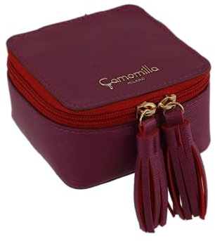 Camomilla Milano Beauty Portagioie Squadrato, Portagioie, Collezione Jewel, Taglia XS, Colore Fucsia