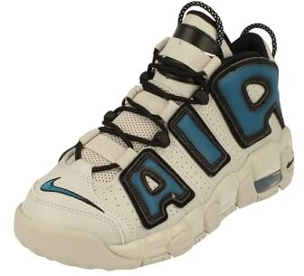 Nike Air More Uptempo GS Basketball Trainers FJ1387 Sneakers Schuhe (UK 5 US 5.5Y EU 38, Light Iron ore Industrial Blue 001)