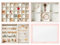 Vee Schmuckkästchen,Schmuckkasten mit 3 Ebenen,Schmuckaufbewahrung mit Glasdeckel,Schmuckschatulle Stapelbar,viel Stauraum,PU Leder Schmuck Organizers,Geschenk für Mädchen Frauen,Rosa,30x21x15cm