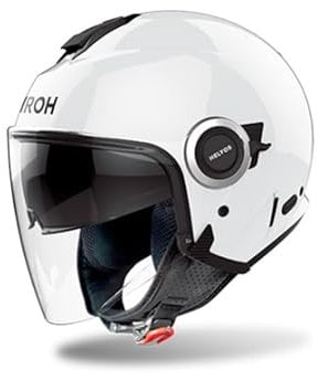 AIROH CASCO JET HELYOS COLOR WHITE GLOSS M