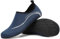 BARFULKER Badeschuh Damen Herren Wasserschuhe Neoprenschuhe Strandschuhe Aquaschuhe Surfschuhe Schwimmschuhe Wassersportschuhe Barfuß Schuhe Leicht Hausschuhe. Blau, 39 EU