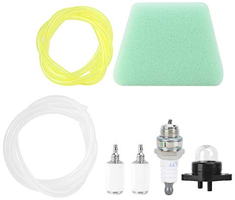 Luft-Kraftstoff-Filter, Primer-Birne, Kraftstoffleitung, Zündkerzen-Set, Kettensägen-Zubehör-Set, Passend für Sears Echo Troy Bilt Ryan