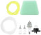 Luft-Kraftstoff-Filter, Primer-Birne, Kraftstoffleitung, Zündkerzen-Set, Kettensägen-Zubehör-Set, Passend für Sears Echo Troy Bilt Ryan