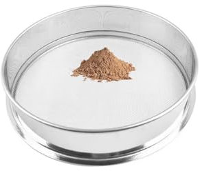 TYLAOXIAO Setaccio di Prova, setaccio per Farina, seive a Maglia fine,Colino in Acciaio Inox,Setacci Micron Rotondo, per Cottura in Cucina, casa Diametro 15 cm