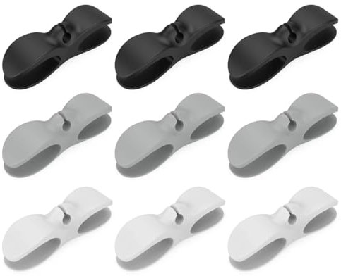 KGDUYC Kabelwandklammer 9er-Pack Kabelaufwickler, Kabelaufwickler, selbstklebende Kabel-Organizer für die Küche, Kabel-Organizer, Kabelhalter, Kabelaufwickler für Küchengeräte, Mixer