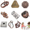 Mineup Knobelspiele Metall, 9 Stück Metallpuzzle Metallknobellei Geduldsspiele IQ Spiele Geduldspiel, Metall Geduldspiele für Kinder, 3D Knobelspiele, Brainteaser Puzzle für Kinder Erwachsene