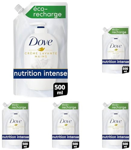 DOVE Flüssigseife, Handpflege, Nachfüllpack, 500 ml (Packung mit 5)