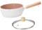OKUMEYR 1 Juego bandeja de nieve recipiente para hervir leche mini calentador de mantequilla Crema de café cocinero cozinha pans olla de comida para bebés cacerola de leche Madera