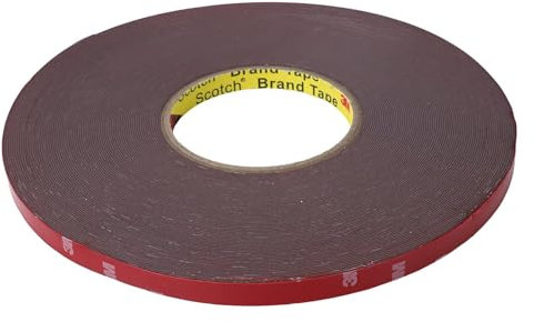 SOLNIT Doppelseitiges Montageband, strapazierfähig, wasserdicht, starker Montageklebstoff, Dekoration für Zuhause, Büro, Auto, Glas, Schild, Wand, hergestellt mit 3 M 4229P (10mm x 33meter)