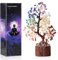 Chakra Steine Kristallbaum Kristalle Geldbaum Lebensbaum Deko, Edelsteinkristall Deko Bonsai Baum, Feng Shui Natürlicher Edelsteine Steine Deko Tree of Life Bonsai Baum Dekoartikel Home Decor