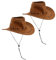 OFFIGAM 2 Stück Kinder-cowboyhut, Kleinkind-woody-hut, Breite Krempe, Fedora-hut Mit Verstellbarem Kinnriemen Für Jungen Und Mädchen, Halloween-verkleidungspartys