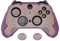 playvital Cover Skin per Xbox Elite Series 2 Core Controller, Custodia Silicone Antiscivolo Gommini per Xbox Elite Series 2 Joystick, Mecha Stellare, Marrone Rosato & Viola