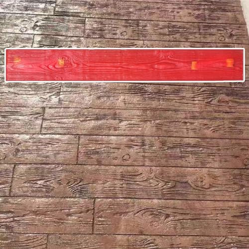 CXUNFHCL Molde para Estampado de hormigón con Textura de Madera, Molde para Estampado de Textura de Madera y hormigón, Molde para Estampado de aceras de Madera, tapetes Impresos (A)