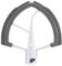 Tilt - Head - Batte à pâtisserie - Batte à pâtisserie - Batteur Flex Edge - Spatule de cuisine flexible en silicone - Grattoir flexible - Blender polyvalent - Accessoire pour crème de croûte de gâteau