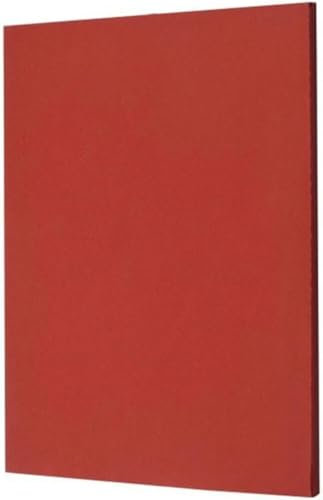 QYMDRION Silikonmatte Für Transferpresse,Hochtemperaturbeständige Silikonmatte Für Hitzepresse Rot, Wärmepress Pad zum Bügeln Isoliertransfer Basteln (250x300x8mm)