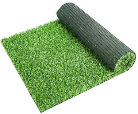 WSQHAO Künstliches Grasland im Freien Gartenzäune Dachbegrünung Schulen Simulation Rasen gefälschte grüne Grasmatte Für Garten(1PC 200x50x1.5CM)