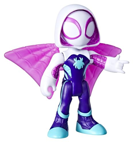 Marvel Spidey and his Amazing Friends Ghost-Spider Toy with Accessory, 7.6-cm (3 inch) Action Figures, Super Hero Toys for Children, Ages 3+, Purple