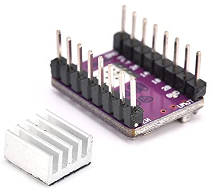 Badafaci Schrittmotor-Treibermodul, PCB-Material, Überhitzungsschutz, Einstellbarer Stromausgang, Geeignet für 3D-Drucker und Robotik