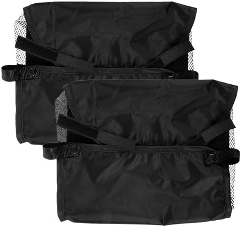 Beaupretty Untere Tasche für Kinderwagen 2 Stück Oxford, Schwarz