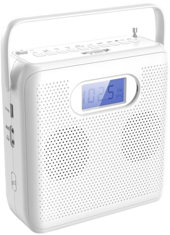 Lettore DVD, Lettore CD portatile verticale con altoparlanti Bluetooth - Supporto radio FM USB/MP3 DC 5 V e alimentazione a batteria