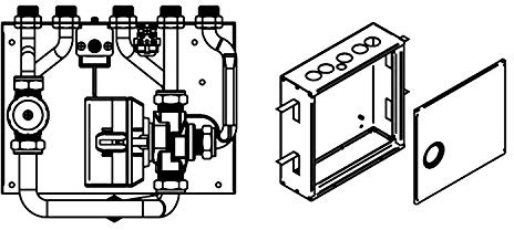 Vaillant 0020095736 Kit Integrazione Solare con Valvola 3 Vie