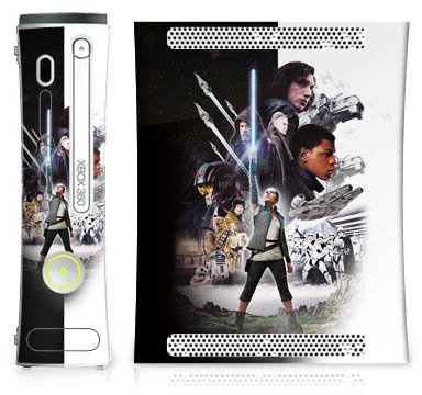 DeinDesign Autocollant Compatible avec Microsoft Xbox 360 Sticker Film Autocollant Star Wars Articles pour Fans Film