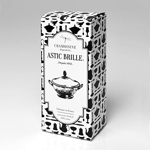 Astic Brille | Chiffon imprégné pour l'entretien de toute l'argenterie