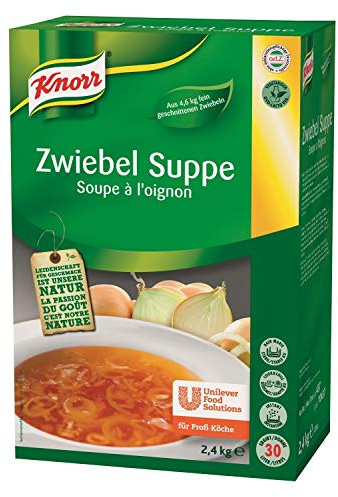 Knorr Zwiebel Suppe Trockenmischung (ausgewogener Zwiebel Geschmack) 1er Pack (1 x 2,4 kg)