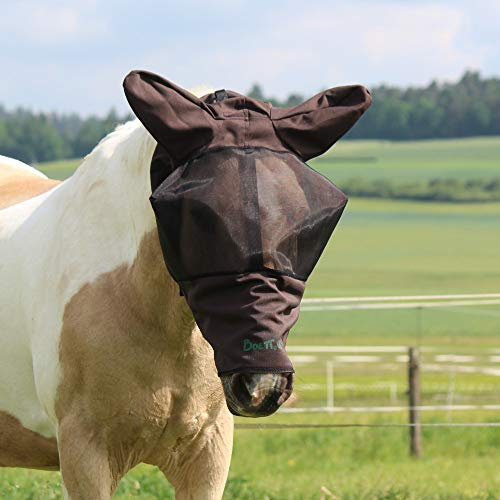 Boett Fliegenmaske Sweet Itch Hood - Dark Brown (Gr. 85-115)