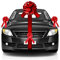 Blulu 6 Lazos Rojos Grandes para Coche Incluye 50 cm Lazo de Cinta de Coche y 5 Piezas 15 cm Lazos de Cuerda Lazos de Coches Gigantes para Decoración de Coche Casas Nuevas Boda Cumpleaños