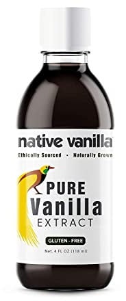 Native Vanilla - Pure Vanilla Extract – 118ml (4 oz) - Made from Premium Vanilla Bean Pods – for Chefs and Home Cooking, Baking, and Dessert Making