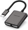 Lemorele USB C to Dual HDMI Adapter 4K @60HZ, Type C to HDMI Converter for MacBook/MacBook Pro 2020/2019/2018, MacBook Air 2020, Chromebook Pixel, XPS 15/14, Surface GO, Samsung Galaxy, etc