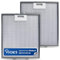 VIOKS 2x Dunstabzug Filter 305x267mm Ersatz für Elеctrolux 4055250429, Elica Dunstabzugshaube Filter GRI0009219A KIT0010805, Whirlpool Abzugshaube Filter Metall 480122102168 C00314158 ARI314158
