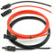 SOLARTRONICS Verbindungskabel für Laderegler 6mm² 5m - Solarkabel rot/schwarz inkl. Solarstecker und Aderendhülse - Solarpanel Adapterkabel - Photovoltaik Kabel H1Z2Z2-K - Made in Germany