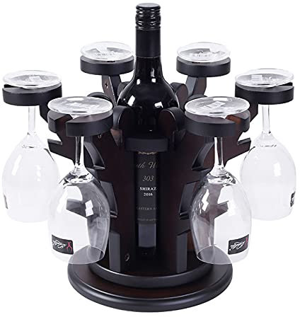 Casier à vin de style européen créatif, casier à verre à vin, casier à vin en bois massif, casier de rangement pour verre à vin, boîte de rangement pour vin, casier à verre à vin suspendu