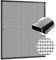 SAMUFLY Zanzariera, Tenda Antimosche, Tenda Anti Insetti Telaio in Alluminio Antracite 120 x 140 cm per finestre