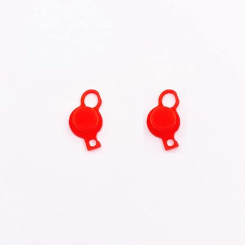 2PCS Replacement C-Stick C Key Cap Analog C Joystick Stick Cap Cover for New 3DS / New 3DS XL/New 3DS LL 2015 Red