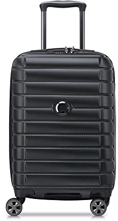 DELSEY PARIS - Shadow 5.0 - Valise Cabine Rigide Extensible - 55x35x28 cm - 43 litres - S - Noir