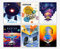 Weltraumposter, NASA Weltraum/Weltraumdekoration für Jungenzimmer, Astronautendekoration/Weltraumthema-Schlafzimmerdekoration, Hubble-Nustar-Spitzer Weltraum-Geburtstagsdekorationen (30x40cm)