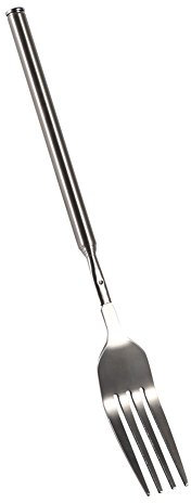 Tenedor de Cena de Acero Inoxidable, Tenedor Telescópico Ajustable para Barbacoa, Tenedor Extensible, Tenedor Largo, Tenedor para Tostar, Tenedor Extensible, Tenedor Extra Largo,
