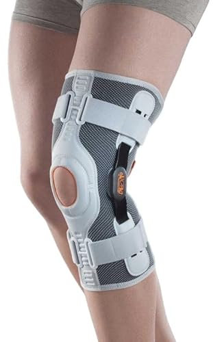 RO+TEN - Ginocchiera GENUSKILL 15 - Tubolare c/aste articolate e stabilizzatore rotuleo mis.MEDIUM (Circ.coscia cm. 45/52)- Marchio CE