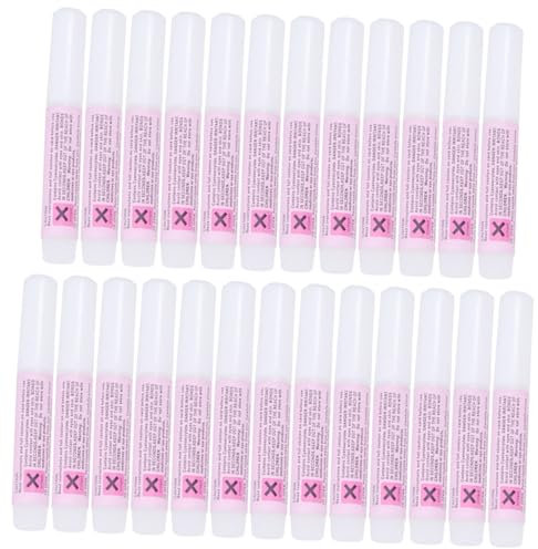 POPETPOP 25stücke Falsche Nagelart Nagelkleber Professionelle Maniküre Kunstnagelkleber Schnelltrocknend Haftkleber Für Nägel Strasssteine Perlen