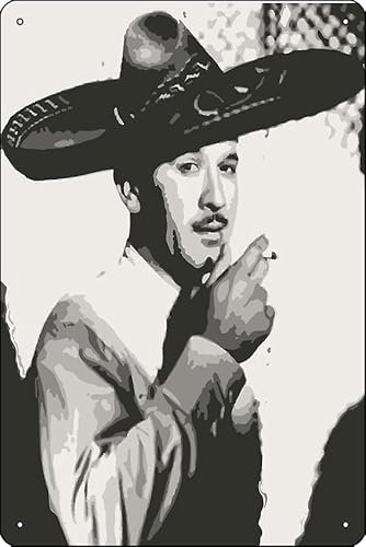 Pedro Infante Raucher-Poster, Metallschild, Dekoration, 20,3 x 30,5 cm, Bar, Pub, Garage, Männerhöhle, Wandkunst