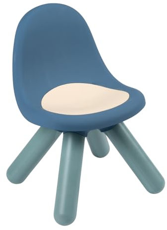 Smoby Little Kid Stuhl Nordic Blue – Design Kinderstuhl für Kinder ab 18 Monaten, für Innen und Außen, Kunststoff, ideal für Garten, Terrasse, Kinderzimmer