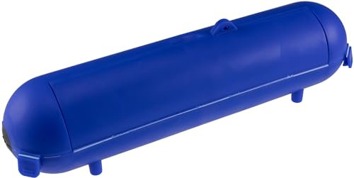ChiliTec Kabelschutzbox für CEE IP44 Outdoor Safe-Box für 230V Kabelverbindung Spritzwasserschutz Schutzkapsel Sicherheitsbox für Camping Verlängerungskabel Stromstecker im Aussenbereich Blau