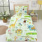 CINYE Kinder Bettwäsche 135×200 cm Safari Tiere Bettwäsche Set FüR Jungs Und Mädchen Mit 1 Kissenbezug 80×80 cm 3D Gedruckt Muster Mikrofaser Grün